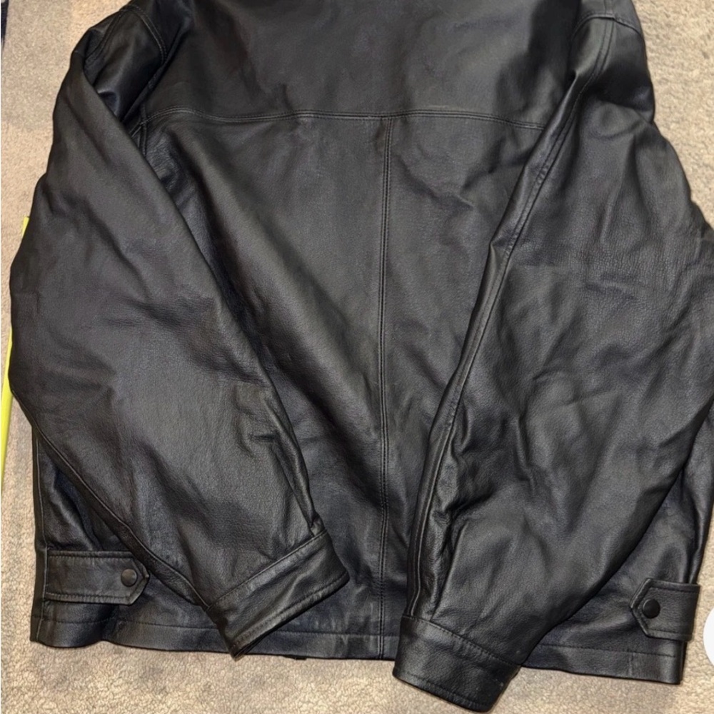 Airborne Leathers Men’s XL Black Leather Jacket - Picture 7 of 7